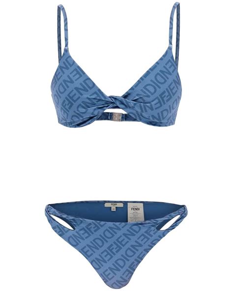 fendi bathing suit blue|fendi lycra swimsuit.